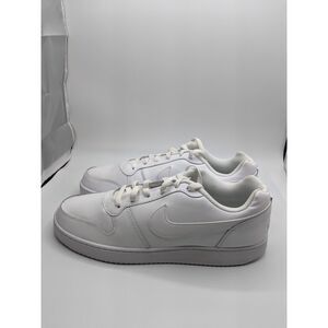 Nike Women's Ebernon Low Sneakers, White/White, 11 Medium US